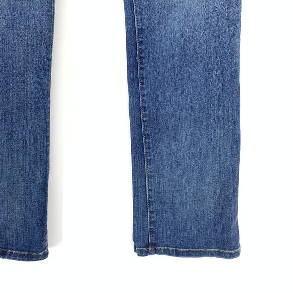 NYDJ Billie Mini Bootcut Jeans Womens Size 2 Medium Wash Stretch Denim - Picture 5 of 9